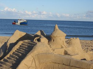 The Magdalen Islands are home to the largest amateur sandcastle building event in the world. Photo by: Benoit Rochon CC BY 3.0