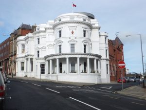 Tynwald Building, Douglas (The Wedding Cake Building) Copyright Richard Hoare CC BY-SA 2.0