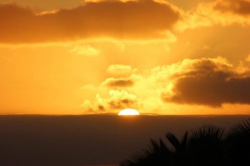 A spectacular Atlantic sunset on Cabo Verde