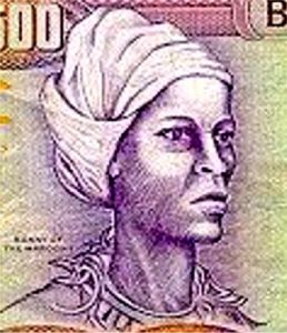 Nanny de Maroon (leader of a slave revolt on Jamaica) Credit: Boswellspoetry.wikispaces.com CC BY-SA 3.0
