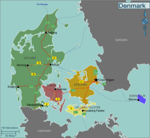 Denmark map Credit: Stefan Ertmann, amendments by Claus Hanson CC BY-SA 2.0